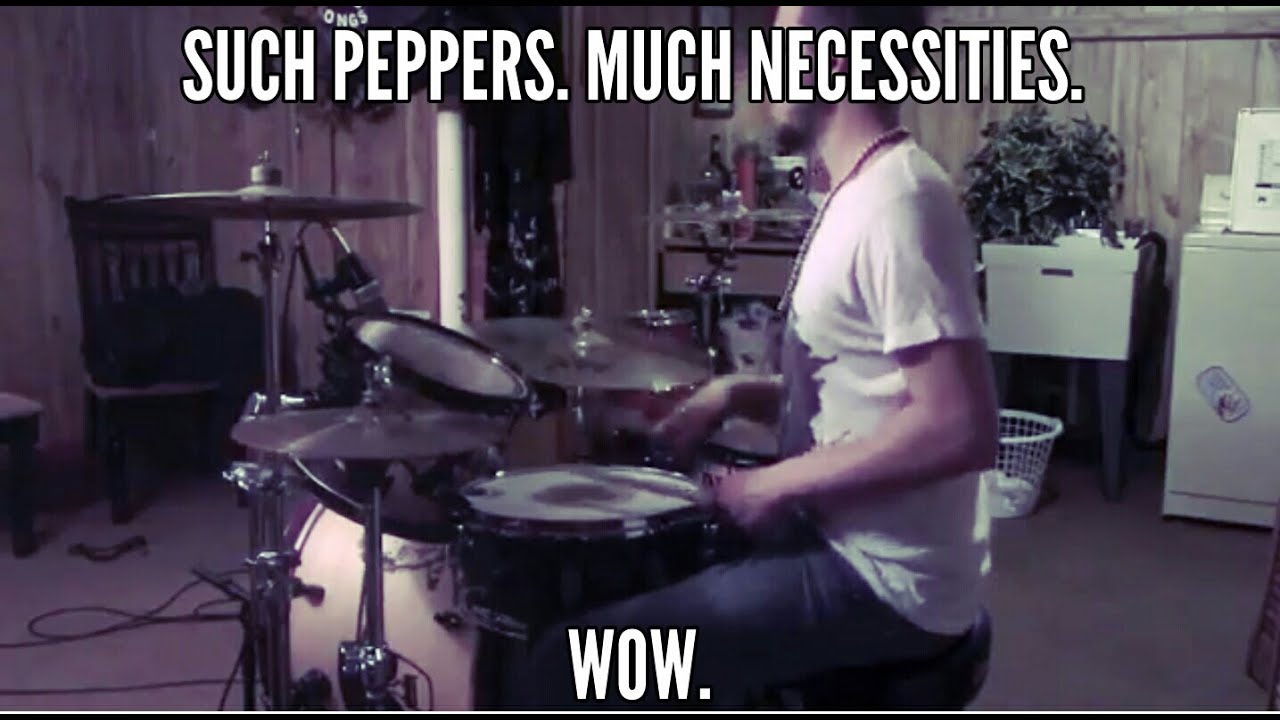 SallyDrumz Red Hot Chili Peppers Dark Necessities Drum Cover YouTube