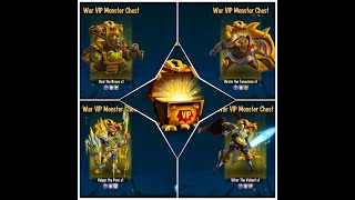 Monster Legends - War VIP Monster Chest And 4 VIP Monsters