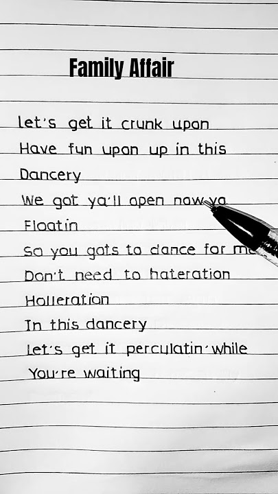 Mary J. Blige - Family Affair (Lyrics) #song #trending #shortsfeed