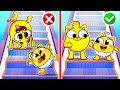 Elevator &amp; Escalator Safety! 🚨 Funny Kids Songs &amp; Nursery Rhymes | Baby Zoo