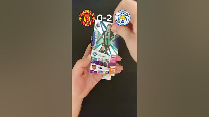 CAN I PREDICT MAN UTD vs LEICESTER IN THE FA CUP USING ADRENALYN PACKS!? #shorts