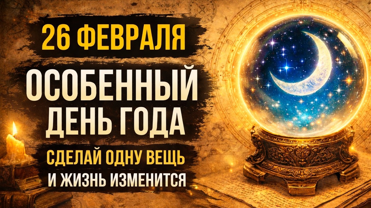 СДЕЛАЙ ОДНУ ВЕЩЬ 26 ФЕВРАЛЯ И ЖИЗНЬ ИЗМЕНИТСЯ: ПЕРВОЕ СЛОВО РЕШИТ ВСЁ