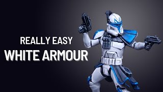 How to Paint White Clone Armour