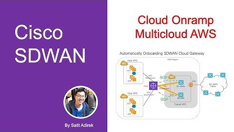 Cisco SDWAN - Cloud OnRamp Multicloud (AWS)