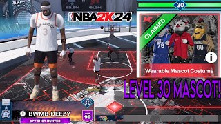 I REACHED LEVEL 30 and UNLOCKED 2 NBA MASCOTS in NBA 2K24 Next Gen! 2K24 ISO GAMEPLAY!