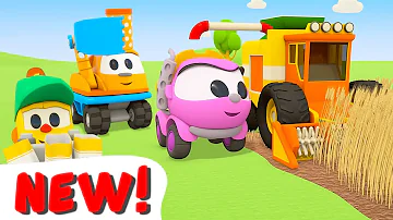 Leo the Truck & a mill! Funny cartoons for kids & learning baby videos for kids. Cars for kids.