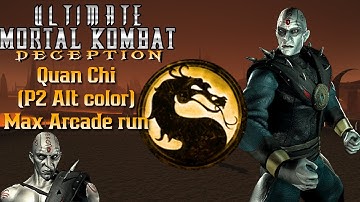 Ultimate Mortal Kombat Deception Quan Chi(P2 ALT color)MAX arcade run