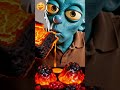 Squidward Eating LAVA Cake?! 🤯🔥#asmr #shorts