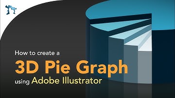 How to create a 3D Pie Graph using Adobe Illustrator