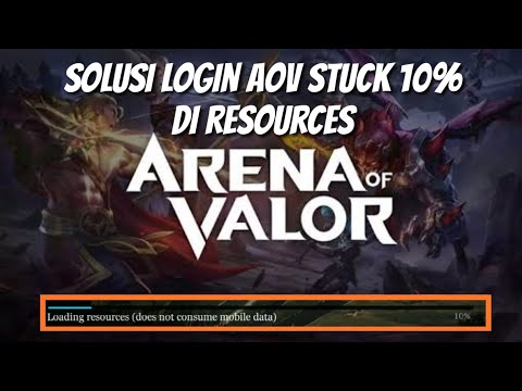 SOLUSI STUCK DI 10% SAAT LOGIN AOV