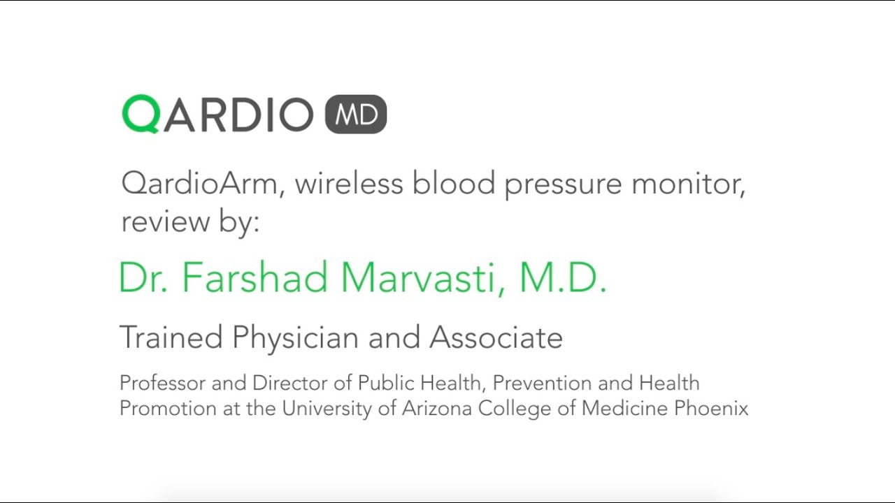 Dr Shad shares his opinion on QardioArm, wireless blood pressure monitor 