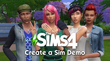 Preview of the 2014 Create a Sim Demo | The Sims 4