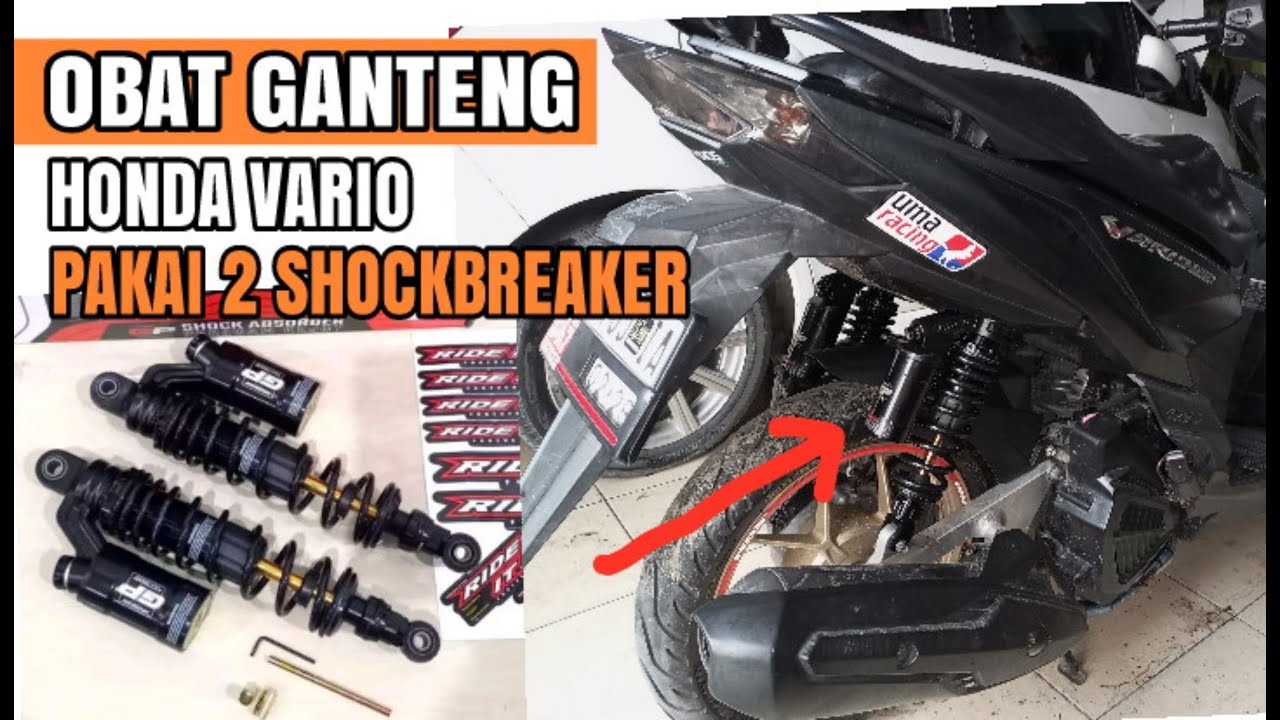 Cara bikin DOUBLE SHOCK BREAKER Honda VARIO LED OLD