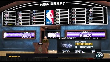 NBA 2k11 - My Player - 2010 NBA Draft!
