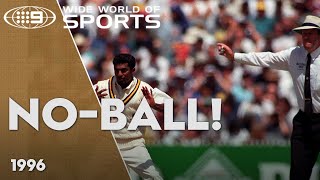 Umpire Darrell Hair on THAT no-ball call - 1996 | Wide World of Sports