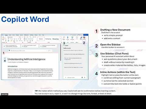 Thumbnail for Comment utiliser Copilot dans Microsoft Word