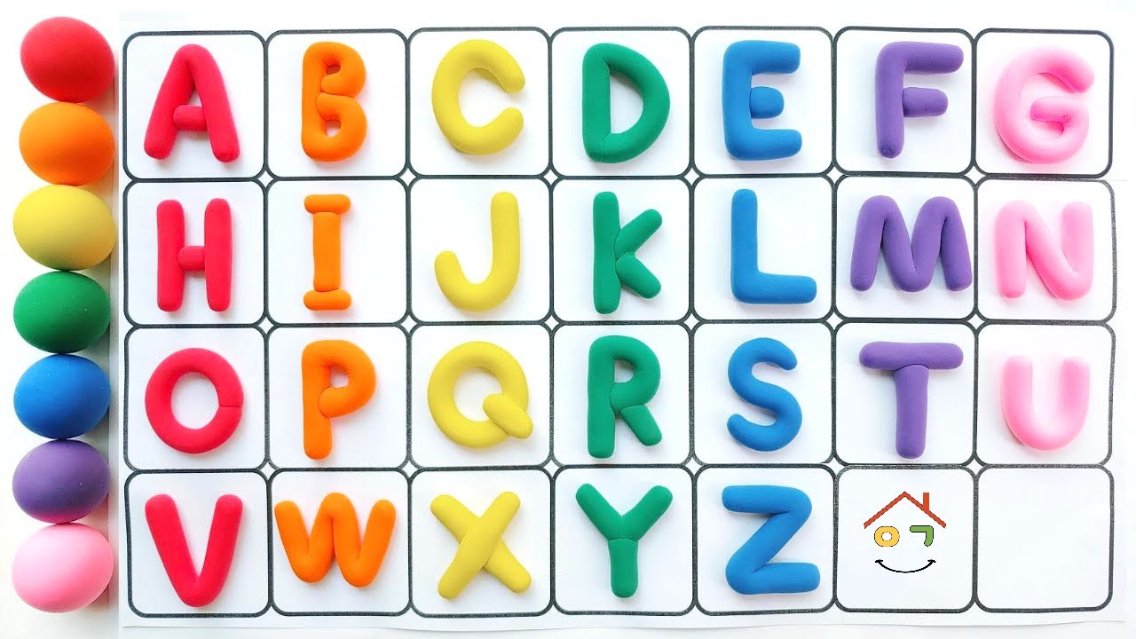 유아와 아이들을 위한 플레이도우로 Alphabet 대문자 소문자 만들기 모음 | Alphabet Song | Alphabet | ABC song | ABCD