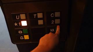 INTERESTING 2 STORY Otis Series 1 Elevonic 401 Traction Service Elevator at The Seas, Epcot, LBV, FL