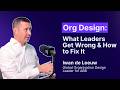 Org Design: What Leaders Get Wrong &amp; How to Fix It: Iwan de Leeuw, Global Org Design Leader, ABB