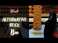 Psychedelic alternative rock backing track bm