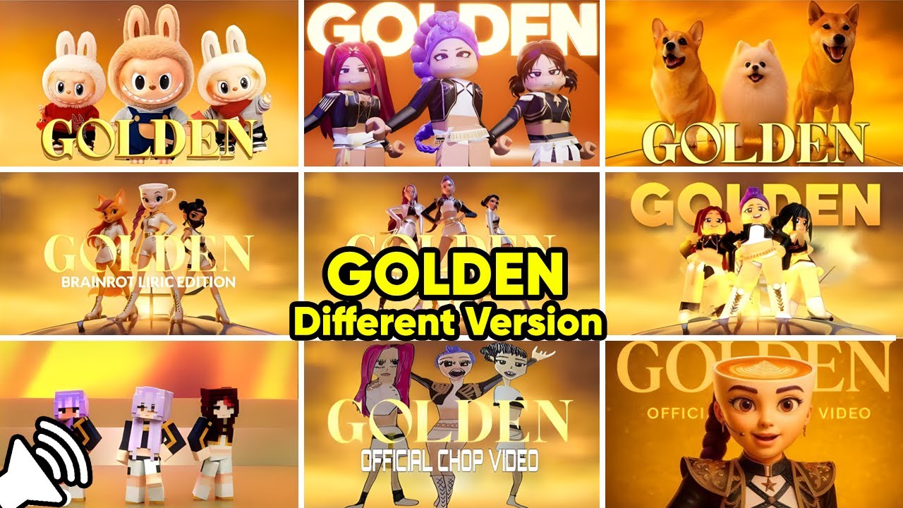 Song 'GOLDEN' Huntr/x Through Different Versions ~ Guess The Song Golden KPOP DEMON HUNTERS