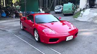 ferrari F360 モデナ6F/MT フェラーリ エンジン始動、エンジン音