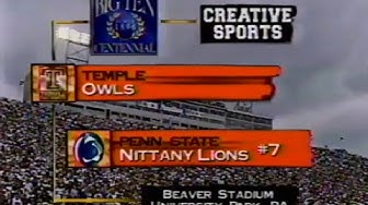 Penn State Nittany Lions vs. Temple Owls College Football game, 1995 thumbnail