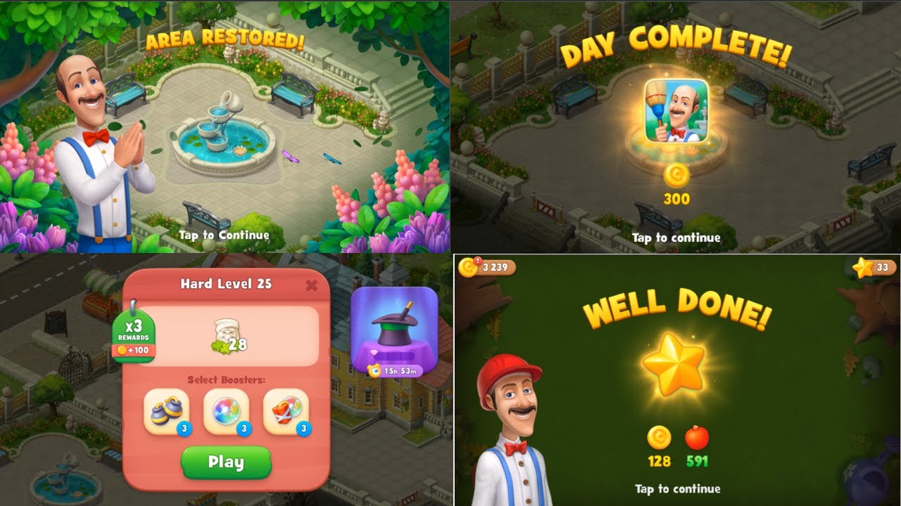How To Beat Level 25 On Gardenscapes