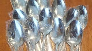 SHUNBIN dinner spoon 12 piece flatware silverware