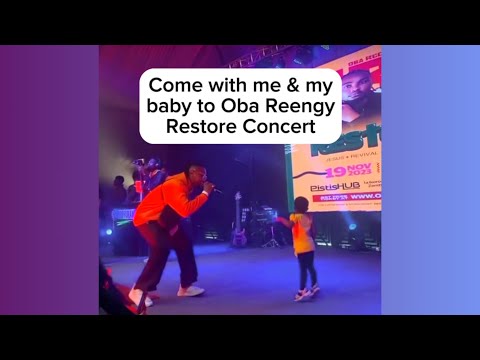 My daughter came to perform with daddy on stage! #vlog #afrogospel #festival