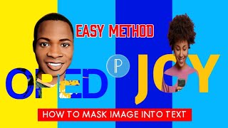How to mask image into text in pixellab