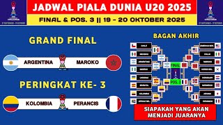 Jadwal Final Piala Dunia U20 2025 - Argentina vs Maroko U20 - Jadwal Piala Dunia U20 2025 Chile