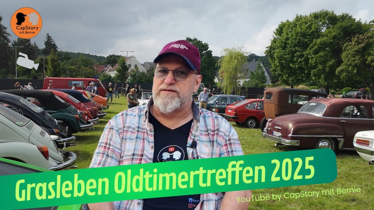 Das 5. Oldtimertreffen in Grasleben 2025, Landkreis Helmstedt. Ausgerichtet von Museumsverein
