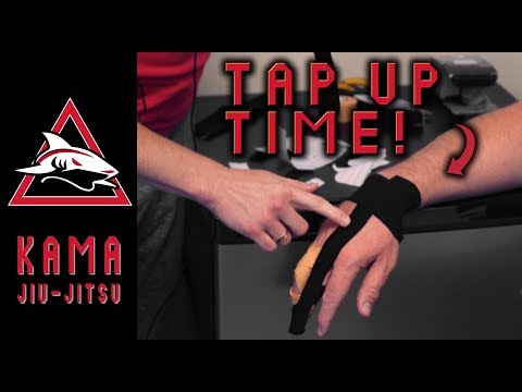 BJJ Taping Tutorial #2: FINGERS and WRISTS - Kama Vlog