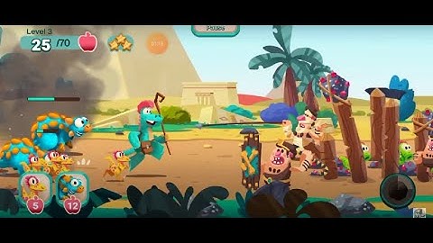 Dino Bash Travel Through Time - Island 1 - Level 3