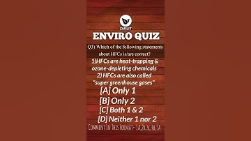 Enviro Quiz Part 68🏆Learn, Play & Win #environmentalscience #quiz