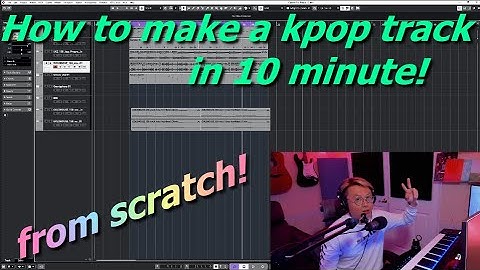 How to make a r&b kpop track in 10 min (From scratch)
