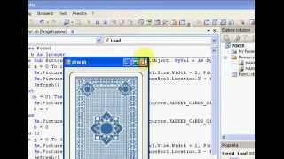 Visual basic rotate a card poker