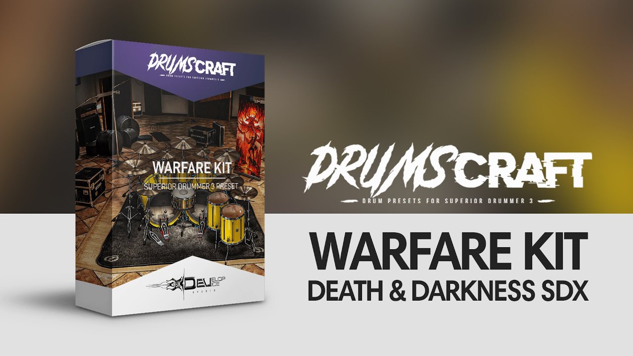 Superior Drummer 3 Preset Bundle for Death & Darkness SDX - 25 Presets - Sound Demo Video