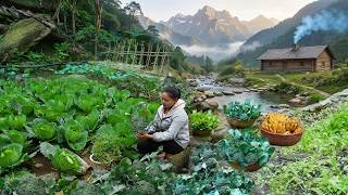 Harvesting vegetables from the farm to sell at the local market, a bountiful harvest season.