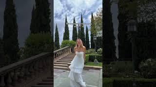 Delicate layers, soft pleats..this dress is pure poetry 🌿🤍#awbridal #whitedress #partydress #dress screenshot 3