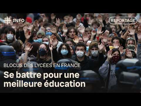 High school blockades: tens of thousands of French youth in the streets