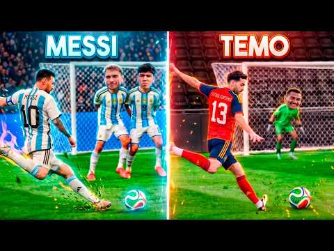 I recreated Messi's best goals for Argentina