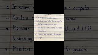 five lines on monitor in computer 🖥️#
