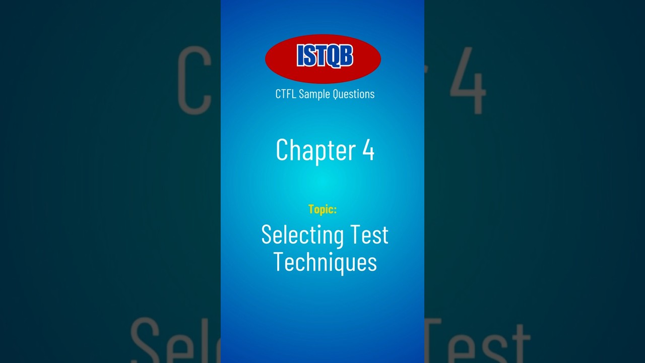 ISTQB CTFL 2024 Selecting Test Techniques Quiz 🚀 | MCQ on Selecting Test Techniques | Improve Your T