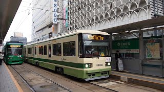 広島電鉄3800形3803号 紙屋町西発車