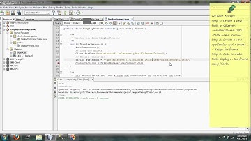 display data from SQLserver using JTable.wmv