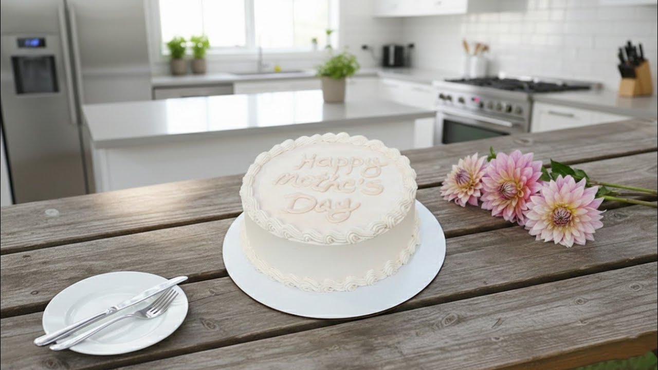 “Mother’s Day Cake: A Soft & Pastel Design”
