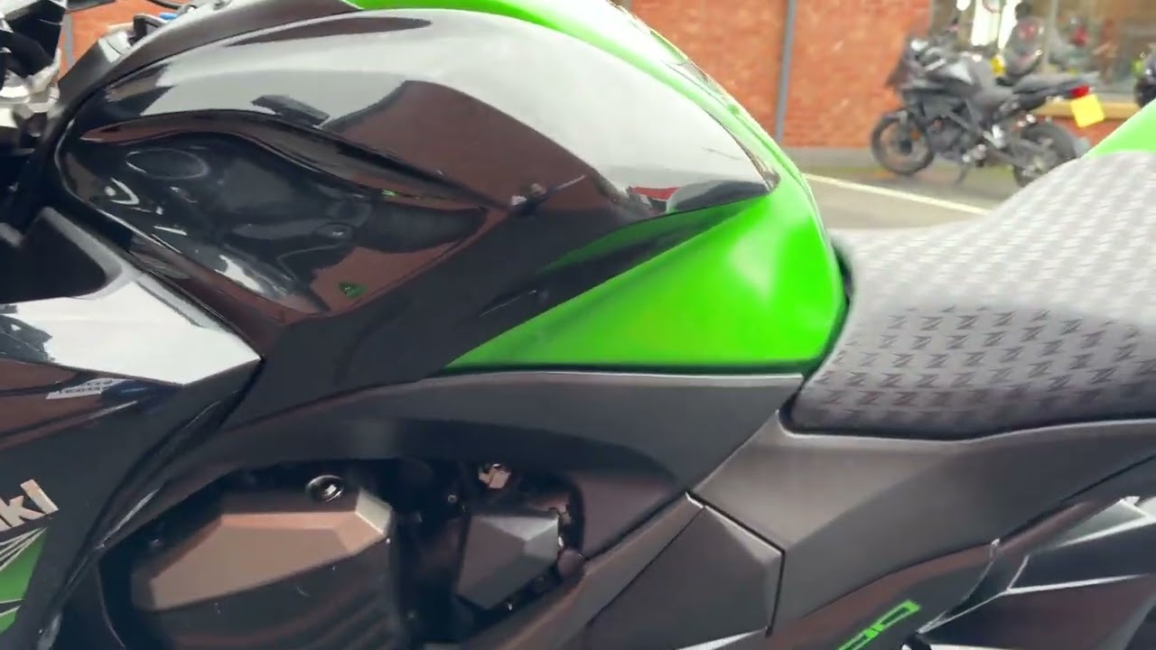 Kawasaki Z800 2016 Green 20,378 Miles 18873 - YouTube