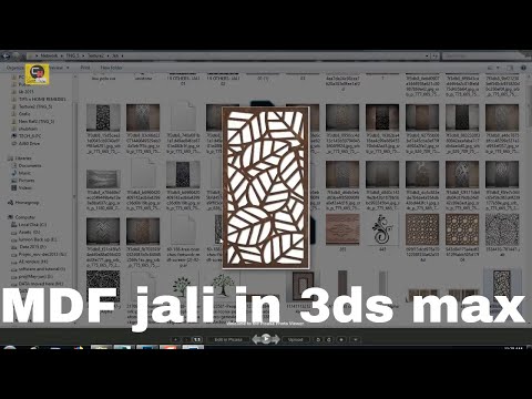 Cnc Jali Design In 3ds Max